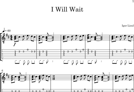 Lisul, Igor: I Will Wait - Guirarra:0