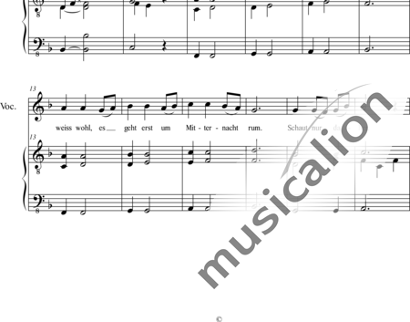 Anonymus, Unknown: Was soll das bedeuten - Choir>SA+Piano:1