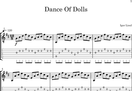Lisul, Igor: Dance Of Dolls - Gitarre:0