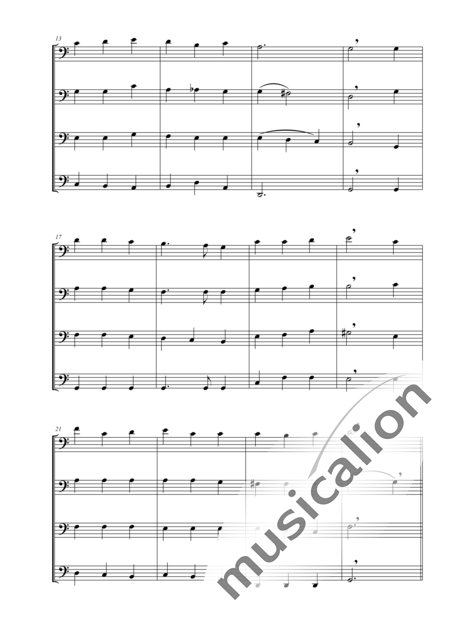 Korst, Friedrich: Horch, horch, es tönet die Kunde (Hark, Hark, the Tidings Ring Out) - Violoncello 4:2