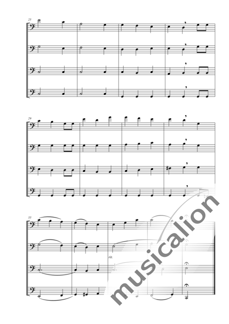Korst, Friedrich: Horch, horch, es tönet die Kunde (Hark, Hark, the Tidings Ring Out) - Violoncello 4:3