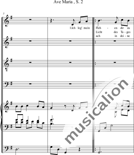 Seitz, Franz: Ave Maria - Chor>SATB+Orgel>mPed:2