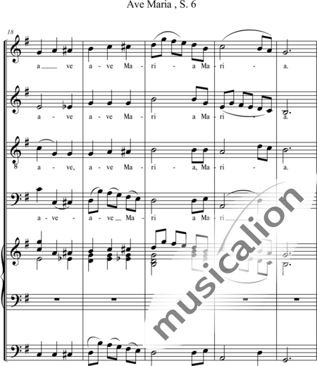Seitz, Franz: Ave Maria - Chor>SATB+Orgel>mPed:6