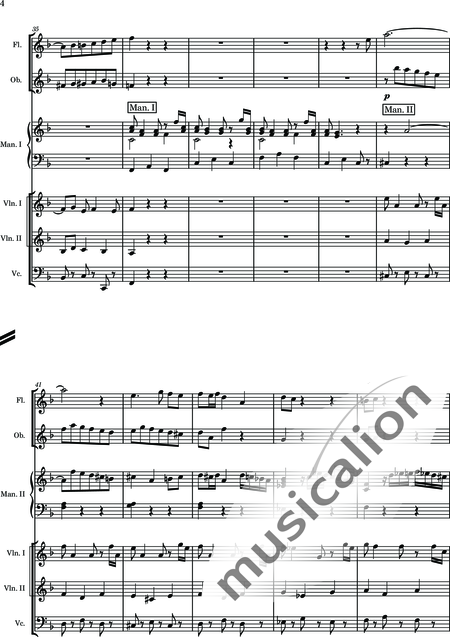 Heldstab, Hansjakob: Abschied - Órgano+[Vl2]+[Ob]+[Vc]+[Fl]:4
