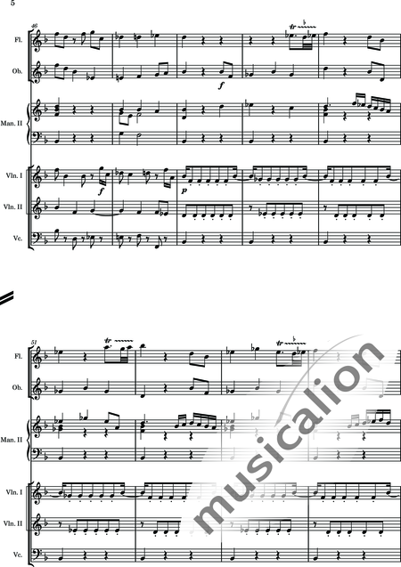 Heldstab, Hansjakob: Abschied - Órgano+[Vl2]+[Ob]+[Vc]+[Fl]:5