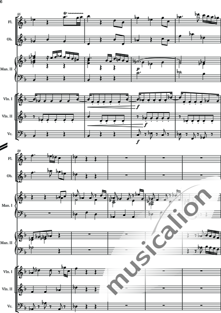 Heldstab, Hansjakob: Abschied - Órgano+[Vl2]+[Ob]+[Vc]+[Fl]:6