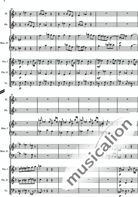 Heldstab, Hansjakob: Abschied - Órgano+[Vl2]+[Ob]+[Vc]+[Fl]:7