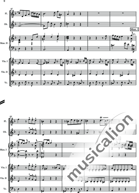 Heldstab, Hansjakob: Abschied - Órgano+[Vl2]+[Ob]+[Vc]+[Fl]:9