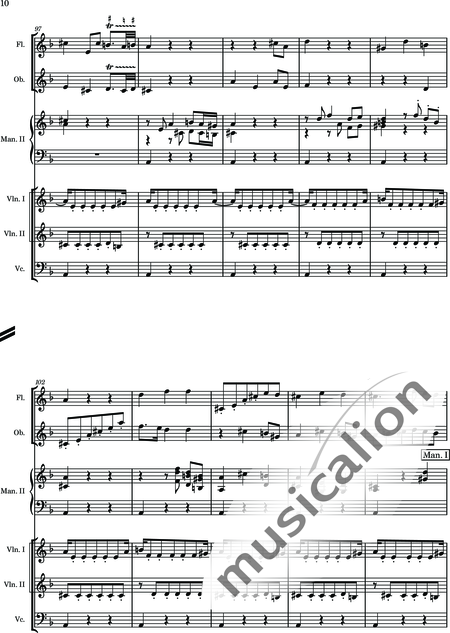 Heldstab, Hansjakob: Abschied - Órgano+[Vl2]+[Ob]+[Vc]+[Fl]:10