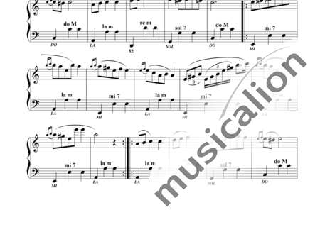 Chopin, Frederic: Vals en La m - Akkordeon:1