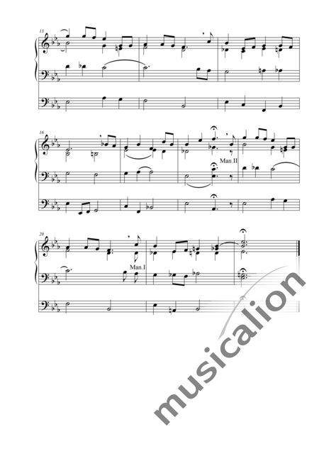 Sveinbjörnson, Sveinbjörn: Isländische Nationalhymne - Lofsöngur - Orgel>mPed:2