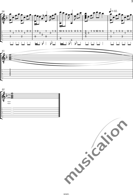 Lisul, Igor: Immortal Song - Gitarre:3