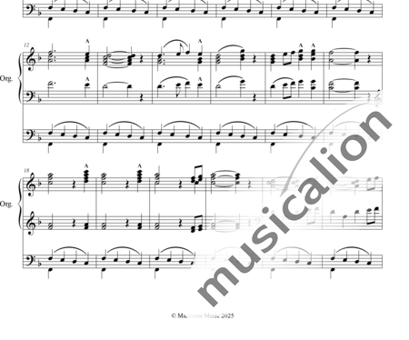 Jacob, Georges: Douze Pieces Pour Orgue Nr 8 Carillon - Orgel>mPed:1