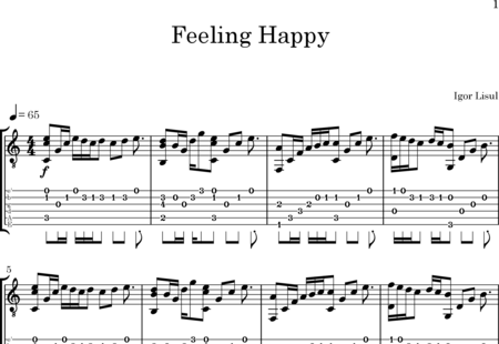 Lisul, Igor: Feeling Happy - Gitarre:0