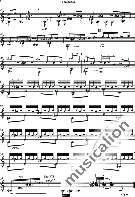 Schmitz, Christoph: Tabularasa - Gitarre:2