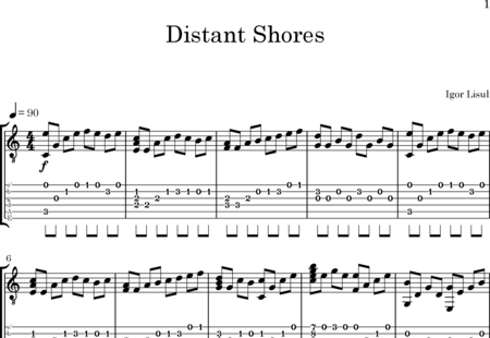 Lisul, Igor: Distant Shores - Gitarre:0