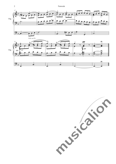 Monk, Edwin George: Pastorale - Orgel:2