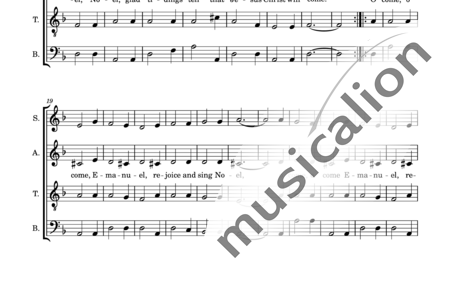 Hinze, Horst: Advent Carol - Coro>SATB:1