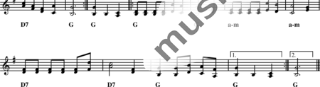 Anonymus, Unknown: Warschauer - Melodies and Chords:1