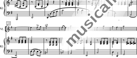 Küchler, Ferdinand
: Concertino en Sol mayor para violín y piano 3. Movimiento - Violín+Piano:1