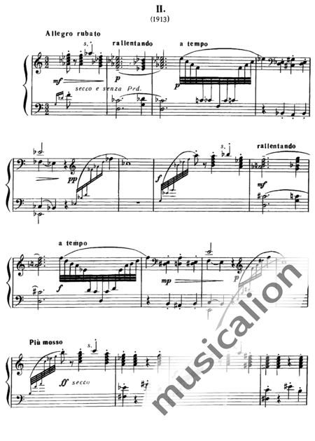 Prokofjew, Sergei Sergejewitsch: Sarkasmen (Sarcasmos) - Piano:6