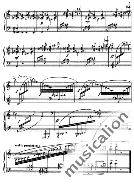 Prokofjew, Sergei Sergejewitsch: Sarkasmen (Sarcasmos) - Piano:8