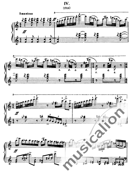 Prokofjew, Sergei Sergejewitsch: Sarkasmen (Sarcasmos) - Piano:13