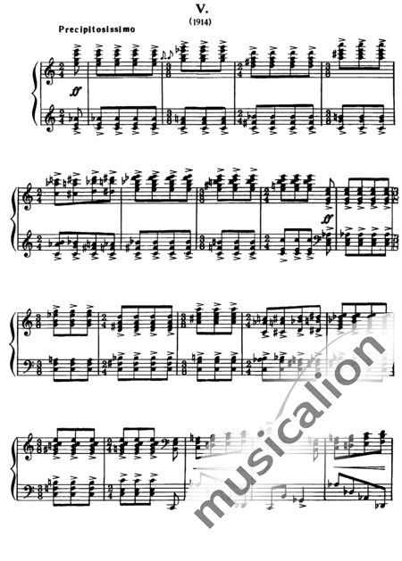 Prokofjew, Sergei Sergejewitsch: Sarkasmen (Sarcasmos) - Piano:17