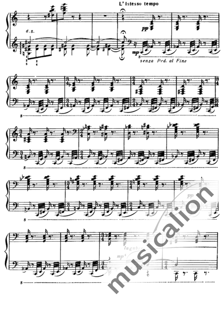 Prokofjew, Sergei Sergejewitsch: Sarkasmen (Sarcasmos) - Piano:20