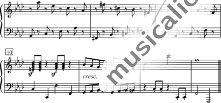 Sawitzky, Raphael
: Estudio en fa menor - Piano:1