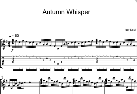 Lisul, Igor: Autumn Whisper - Guirarra:0