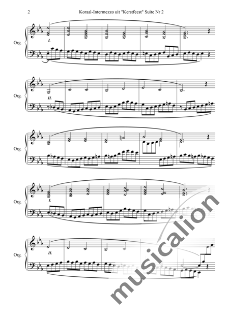 Zwart, Jan: Choral Intermezzo " From Heaven Above to Earth I Come" - Organ>wped:2