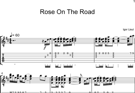 Lisul, Igor: Rose On The Road - Gitarre:0