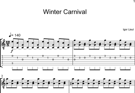 Lisul, Igor: Winter Carnival - Guirarra:0