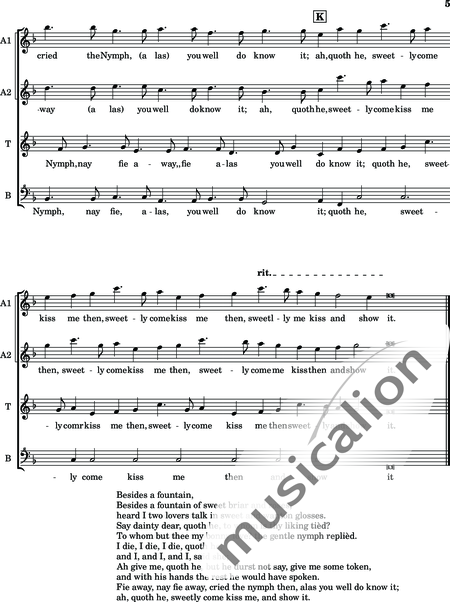 Morley, Thomas
: Besides a fountain - Flauta dulce 4:5