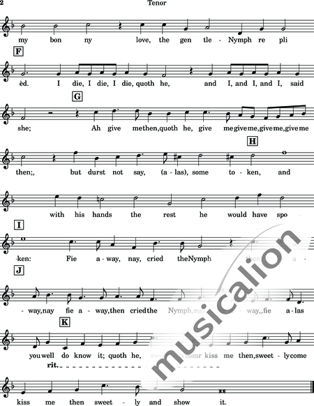 Morley, Thomas
: Besides a fountain - Flauta dulce 4:11