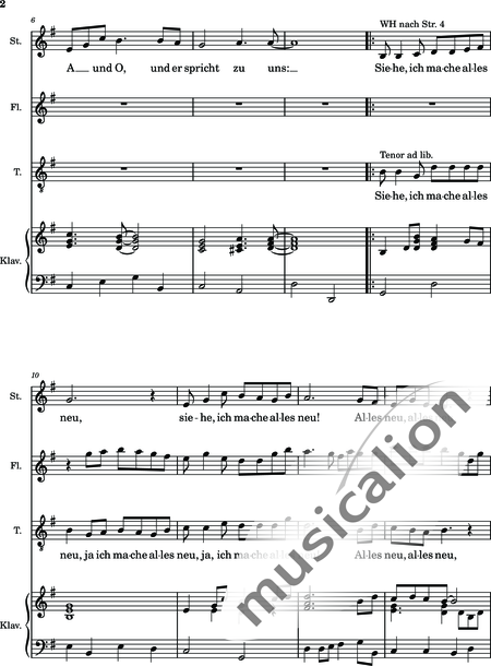 Siehe, ich mache alles neu - Elisabeth Kock | Noten zum Download