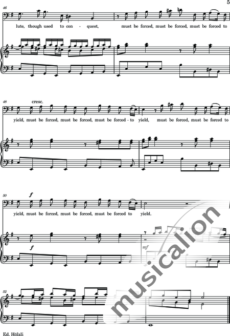 Purcell, Henry: Wondrous Machine - Solo>Bass+Klavier:5