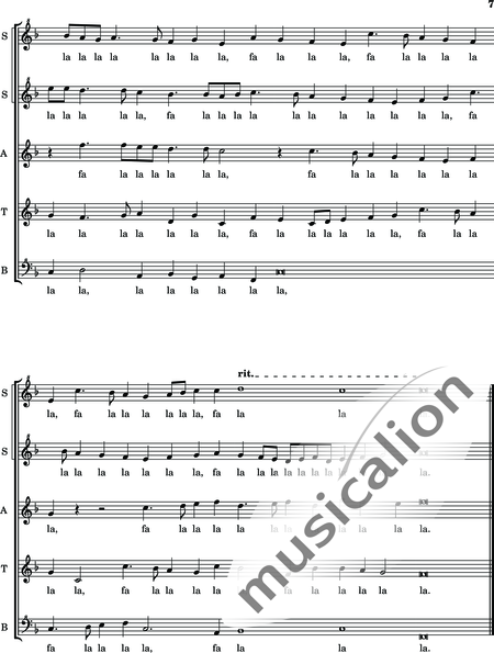Morley, Thomas: Fyer, fyer - Blockflöte 5:7
