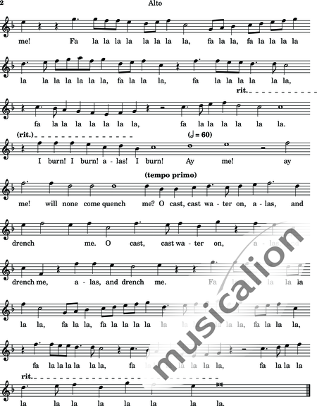 Morley, Thomas: Fyer, fyer - Blockflöte 5:13
