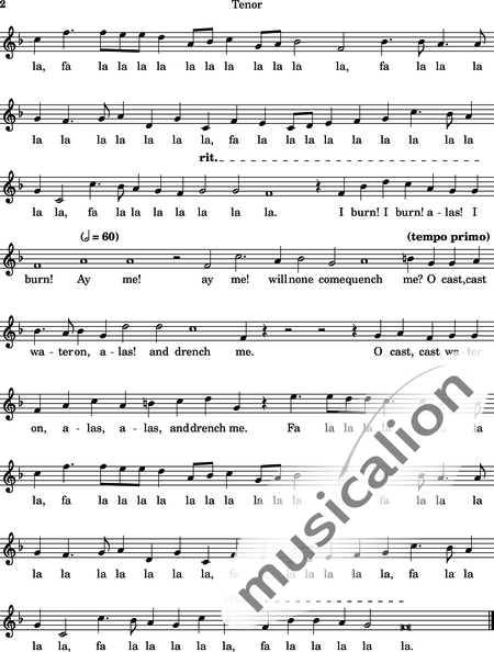 Morley, Thomas: Fyer, fyer - Blockflöte 5:15