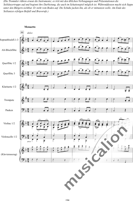 Schwenkglenks, Manfred: Das Stuttgarter Hutzelmännlein - 4 - Zweiter Akt - Solo>X+Chor>SA+Git+[Bfl+Klar]+[Vl+Vc]+Trp+[Fl]+[Xyl+GS+Px+Pk]+Kl4h:16