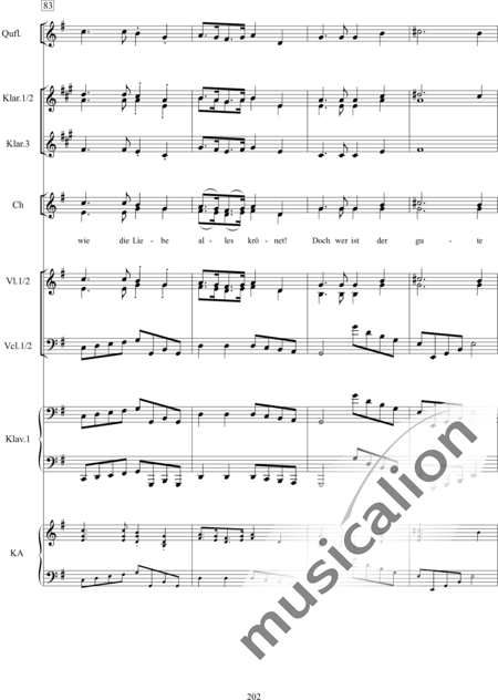 Schwenkglenks, Manfred: Das Stuttgarter Hutzelmännlein - 4 - Zweiter Akt - Solo>X+Chor>SA+Git+[Bfl+Klar]+[Vl+Vc]+Trp+[Fl]+[Xyl+GS+Px+Pk]+Kl4h:24