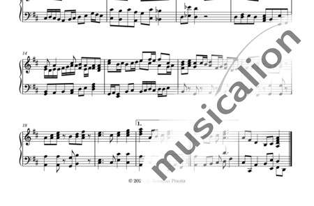Pönitz, Jonatan: Fantasia in D - Klavier:1