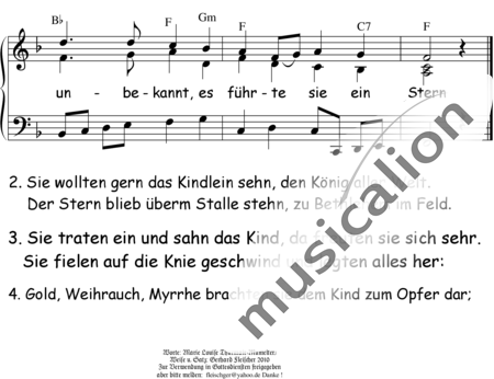 Fleischer, Gerhard: Three Kings Hymn - Coro>SATB+Órgano>cPed:1