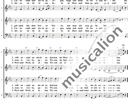Bortniansky, Dmitri Stepanowitch: Ich bete an die Macht der Liebe - Choir>SATB:1