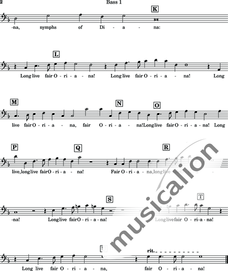Weelkes, Thomas: As Vesta was - Blockflöte 5:16