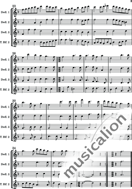 Lully, Jean-Baptiste: Proloog - Flöte C 4:3