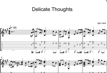 Lisul, Igor: Delicate Thoughts - Guirarra:0