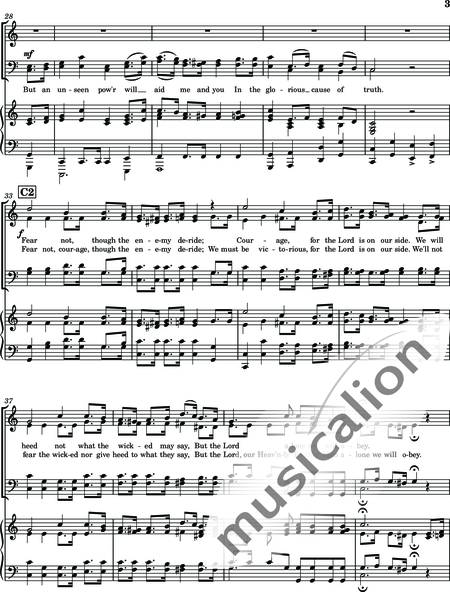 Stephens, Evan: Let Us All Press On - Chor>SATB+Klavier:3